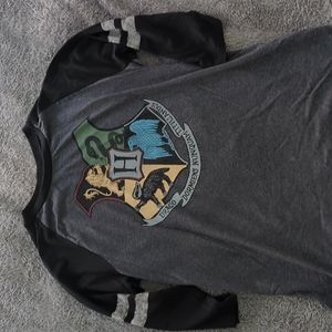 Harry Potter Hogwarts Houses 3/4 Sleeve Tee